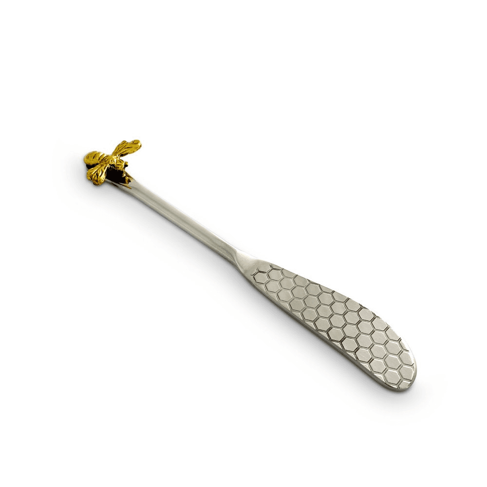 Bee Butter knife, H2 x L16 x D2cm, Silver