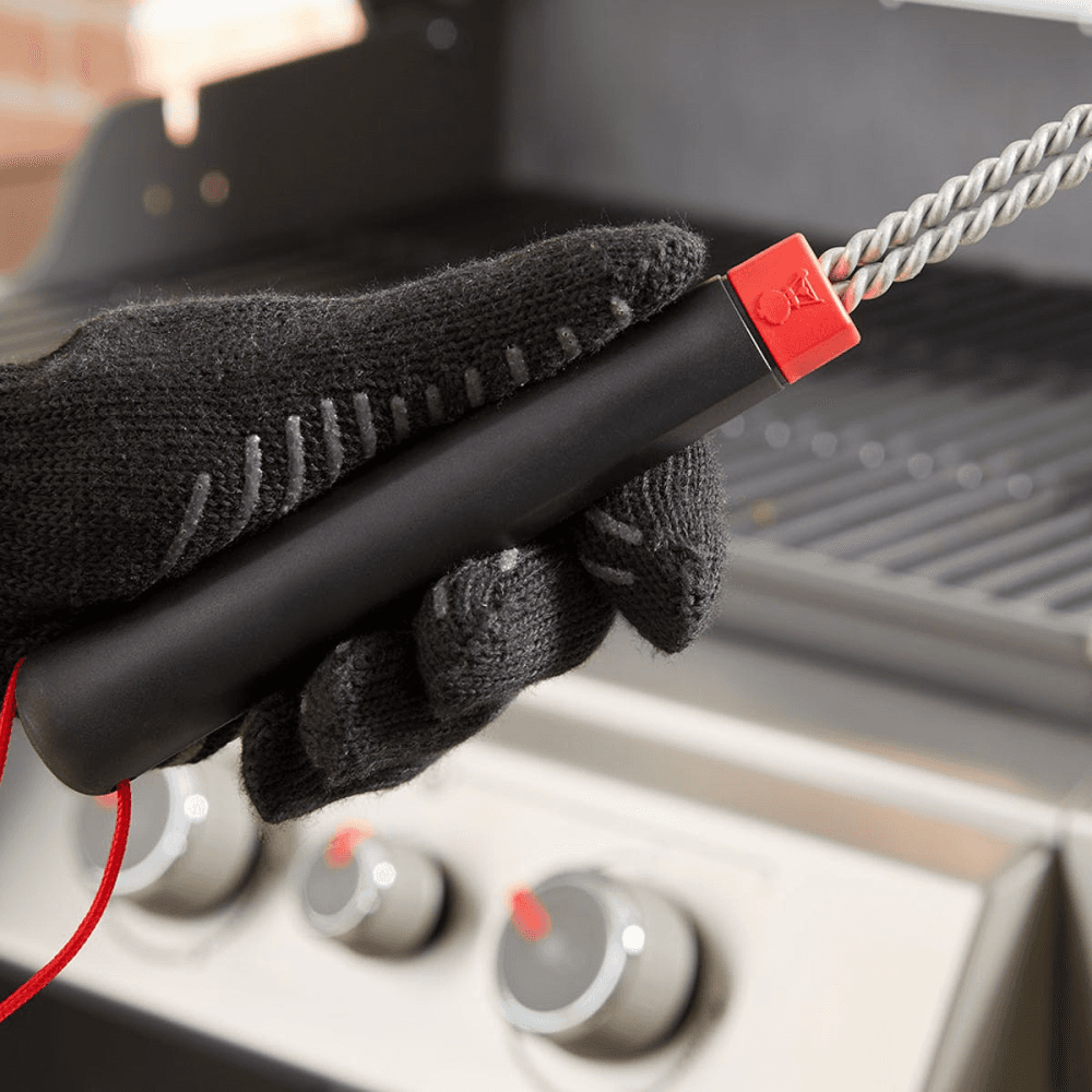 Weber 46 cm Detail Brush, Black/Silver