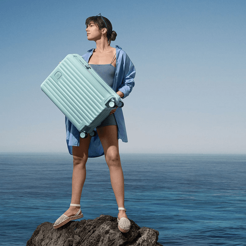 Positano Suitcase, H78 x W31 x L53cm, Light Blue