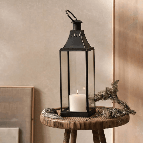 Image showing the Naunton Lantern, H43cm, Clear product.