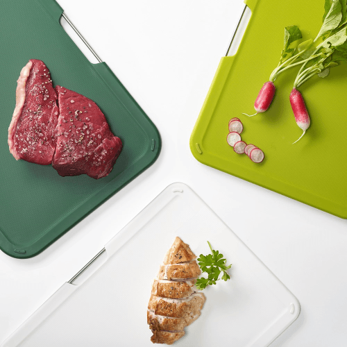 Image showing the Nest Set of 3 large chopping boards, Green product.
