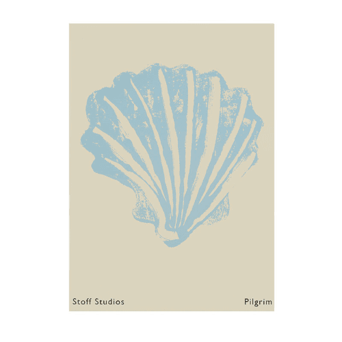 Image showing the Pilgrim Print, 60 x 42cm, Cream product.