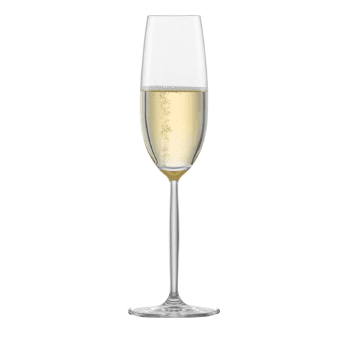 Image showing the Muse Set of 4 Champagne Flutes, 220ml, Clear product.