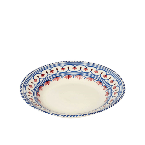 Image showing the Honor Soup Bowl, D22cm, White and Blue product.