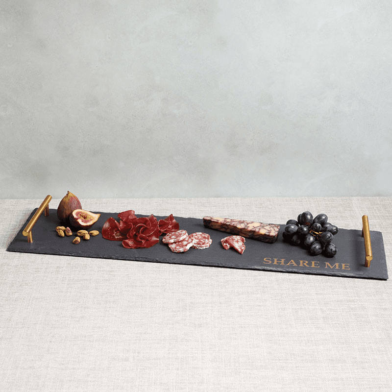 Rectangular platter, W60 x L15 x H3.5cm, Slate
