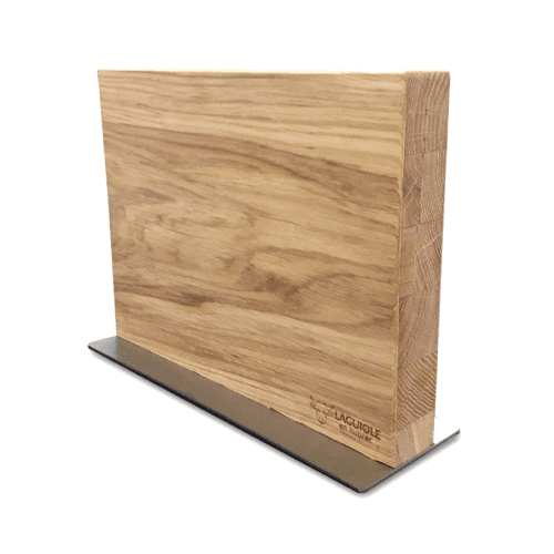 Image showing the Magnetic Oak Knife Block (Empty) product.