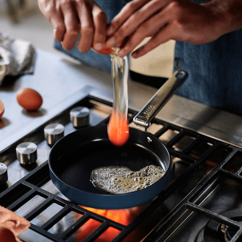 Image showing the Space Folding Frying Pan, 24cm, Midnight Blue product.
