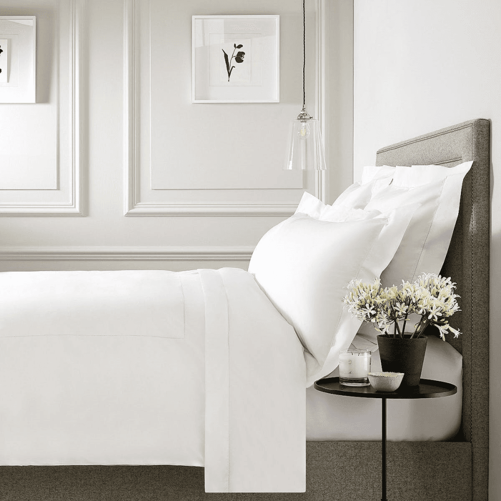 Pimlico - 720 Thread Count Egyptian Cotton King flat sheet, W275 x L275cm, White