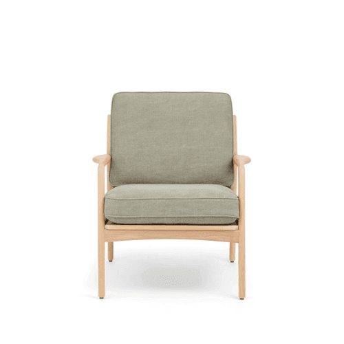 Image showing the Audley Armchair, Signature Linen Moss product.