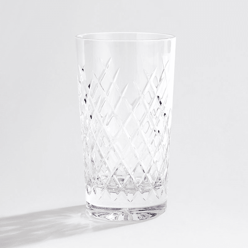 Barwell Set of 4 Highball Glasses, 384ml, Clear