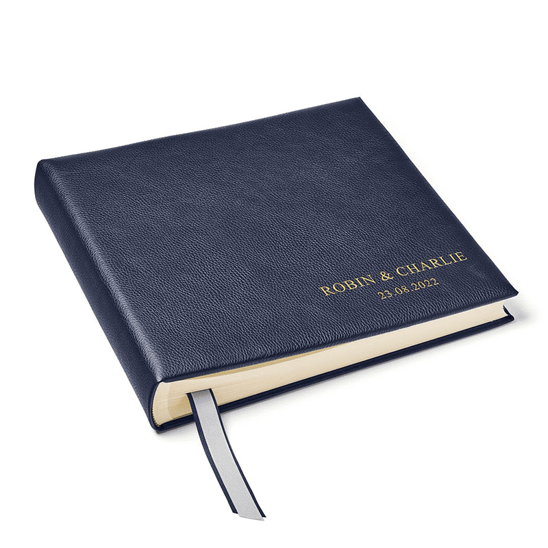 Photo Album, 14", Navy Pebble