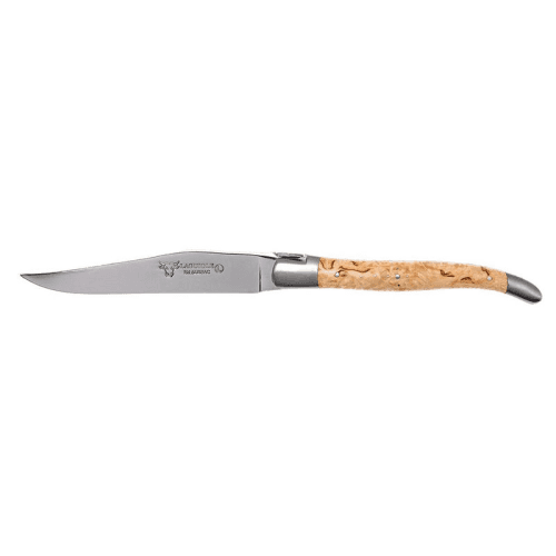 Steak Knives, Birchwood Handles, Set of 6