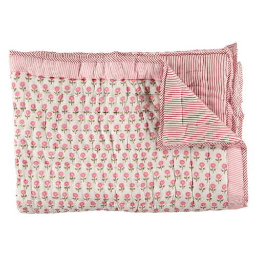 Image showing the Daisy King/Super King  Size Quilt, Pink product.