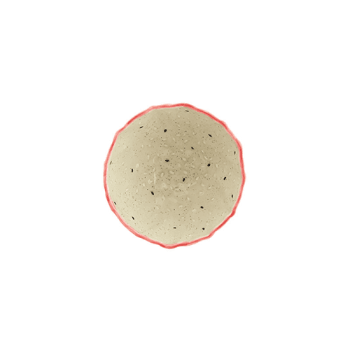 Image showing the Tropical Fruits Pitaya Bowl, D14cm, Red/White product.