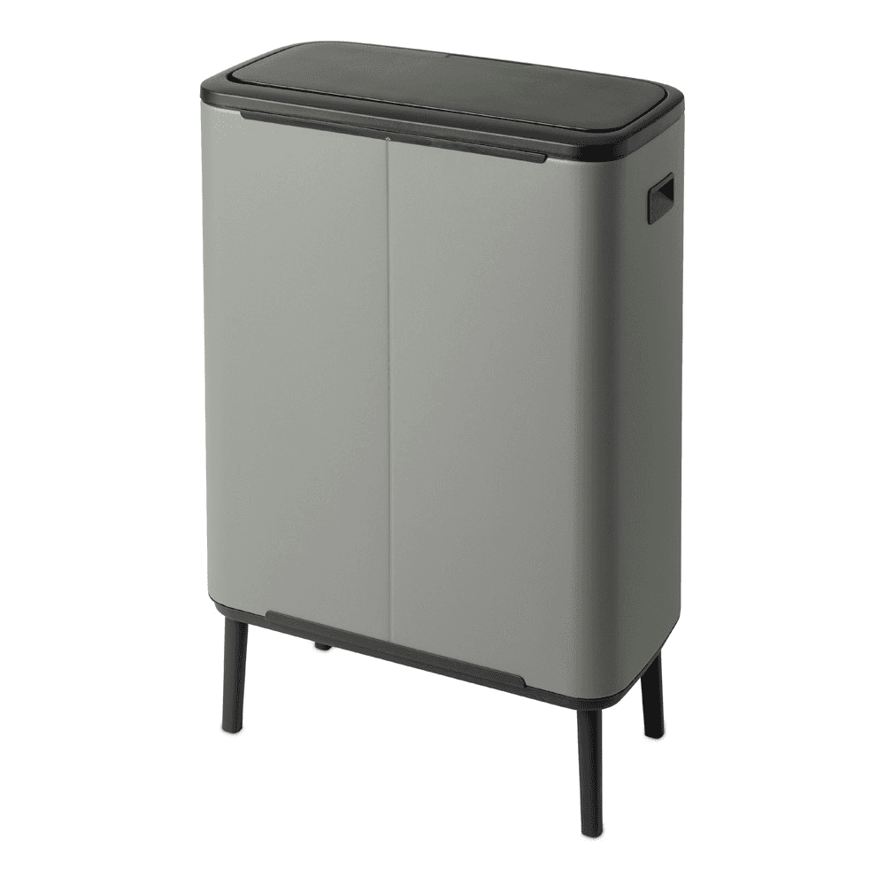 Bo Hi touch bin, 30 litre, Mineral Concrete Grey