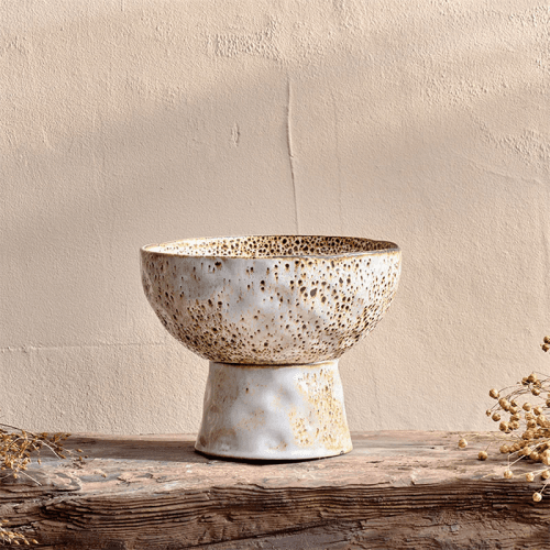 Image showing the Anjuna Reactive Glaze Bowl, D17cm, White product.