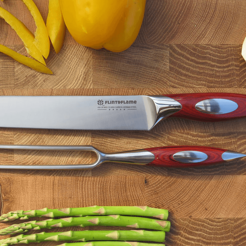 Carving Set, Rosewood, 2 piece