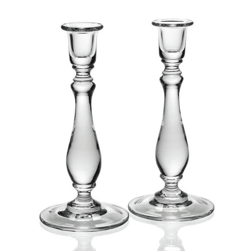 Image showing the Meryl Pair of candlesticks, 25.5cm, Crystal product.