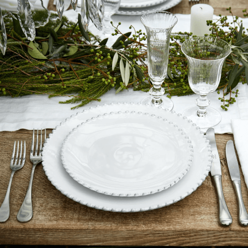 Image showing the Pearl Set of 6 salad plates, 23cm, White product.