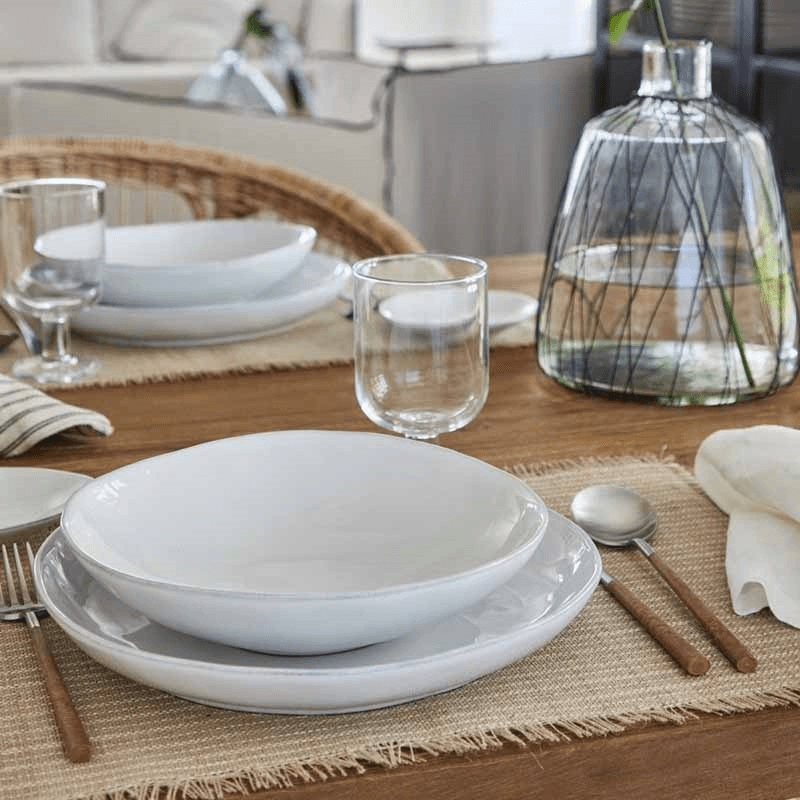 Livia Set of 6 Pasta Bowls, D23cm, Gloss White