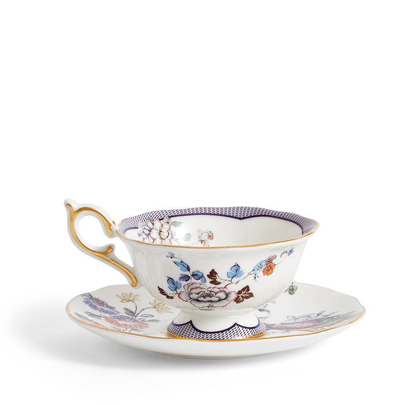 Fortune Set of 2 Teacups and Saucers, 150ml, Multi