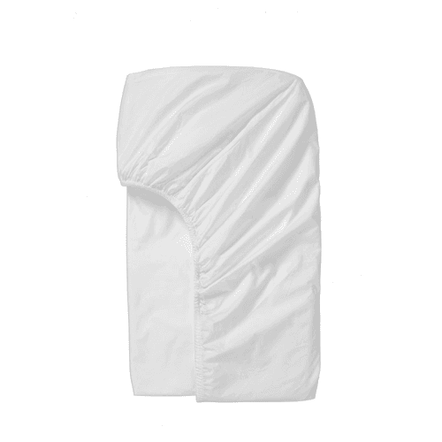 Image showing the Perfect Percale  Fitted Sheet, Superking, White product.