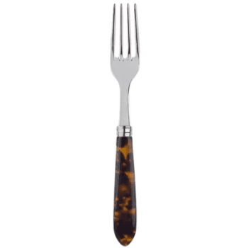 Tortoise Dinner Fork, L22cm, Brown