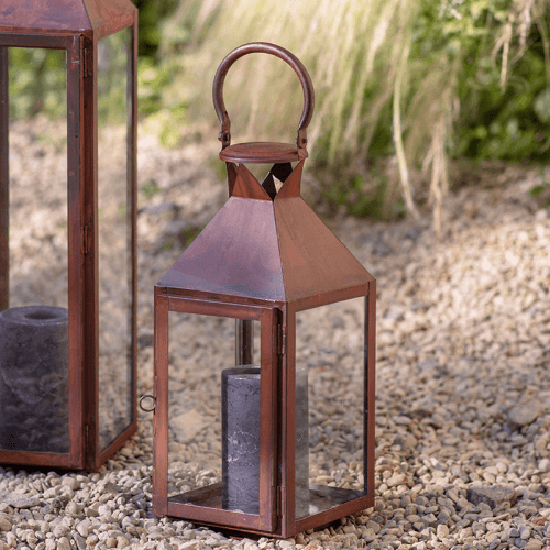 Image showing the Isko Lantern, H37cm, Rust product.