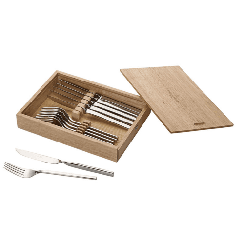 Image showing the NewWave 12 piece Steak Knife Set, Stainless Steel product.