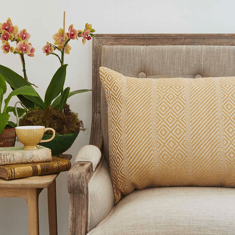 Minerva Cushion, 40 x 60cm, Gold