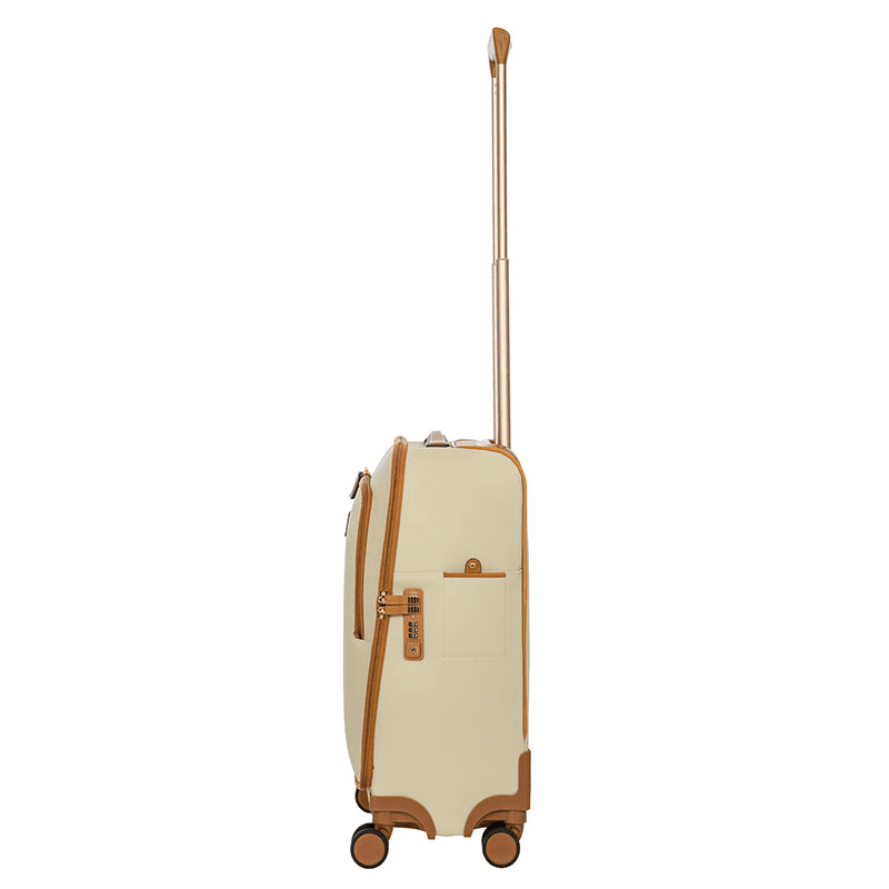 Firenze Carry-on Suitcase, H55 x L40 x W23cm, Cream
