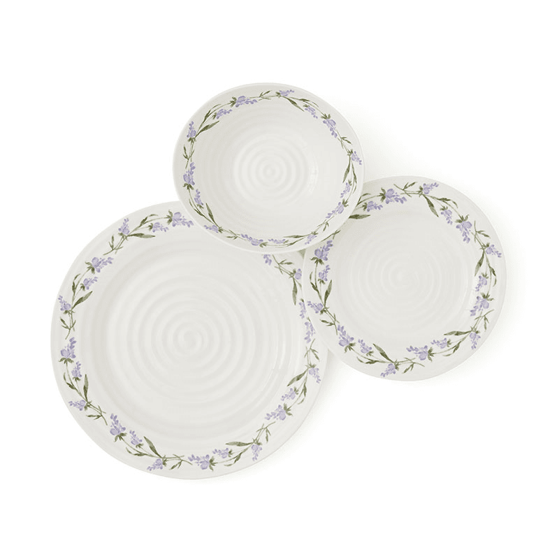 Lavandula 12 Piece Dinnerware Set, Multi