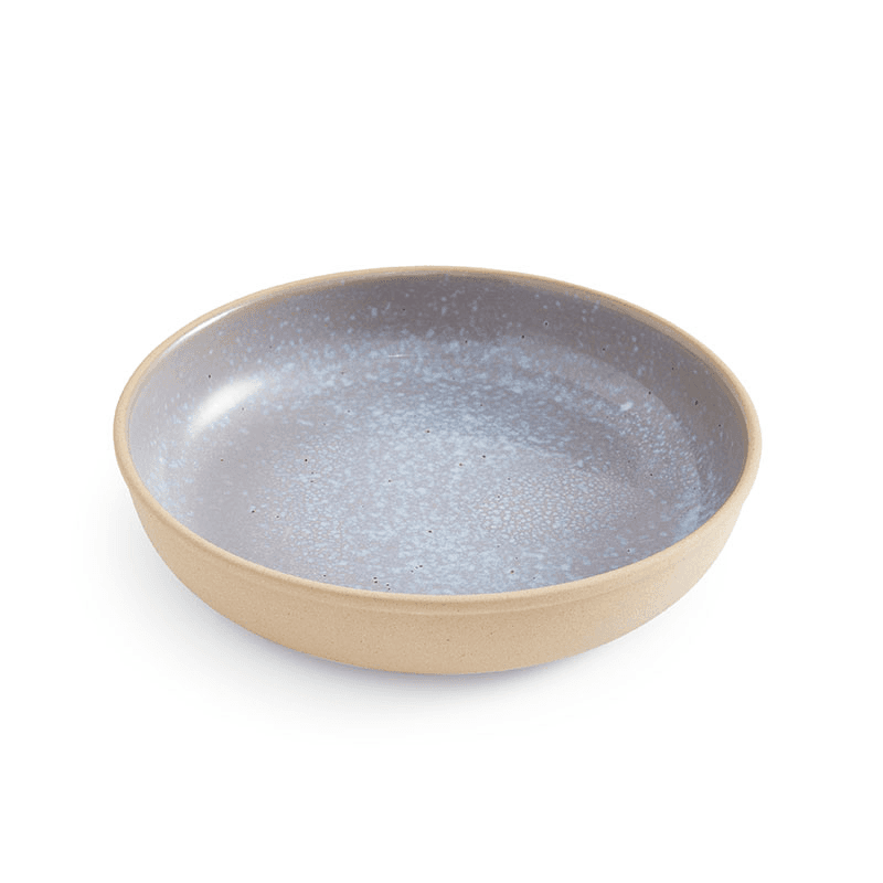 Minerals Set of 4 Low Bowls, D22cm, Aqua