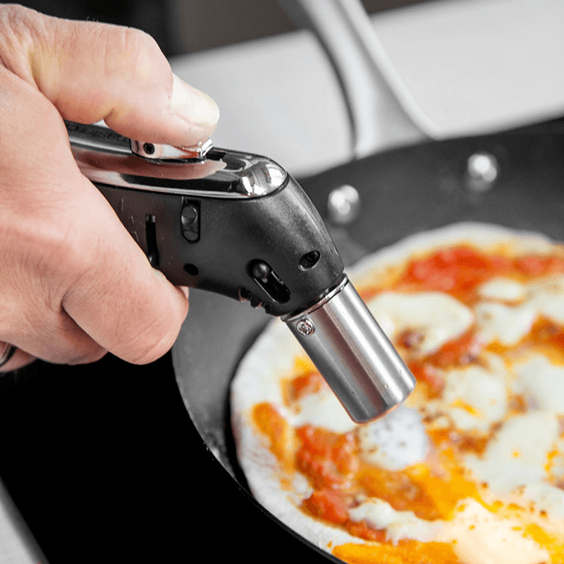 Professional cooks blow torch, chrome