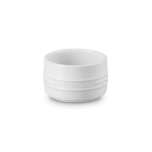 Image showing the Stoneware Stackable Ramekin, White product.