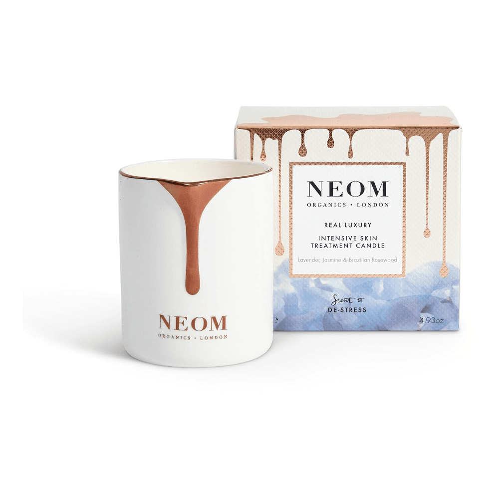 Scent to De-Stress Intensive skin treatment candle, White