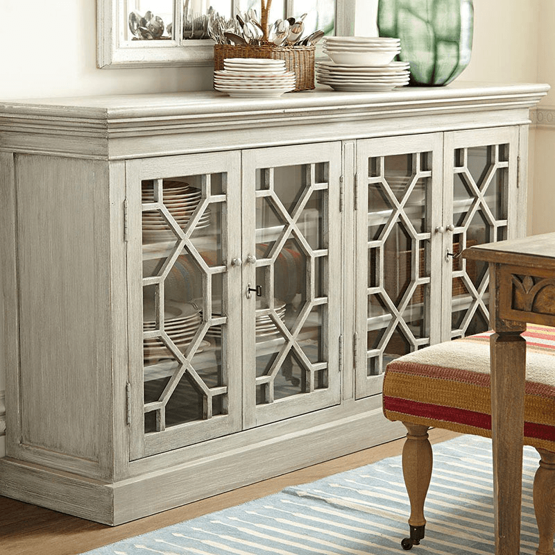 Drummond Sideboard, W180 x D42 x H96cm, Flannel Grey
