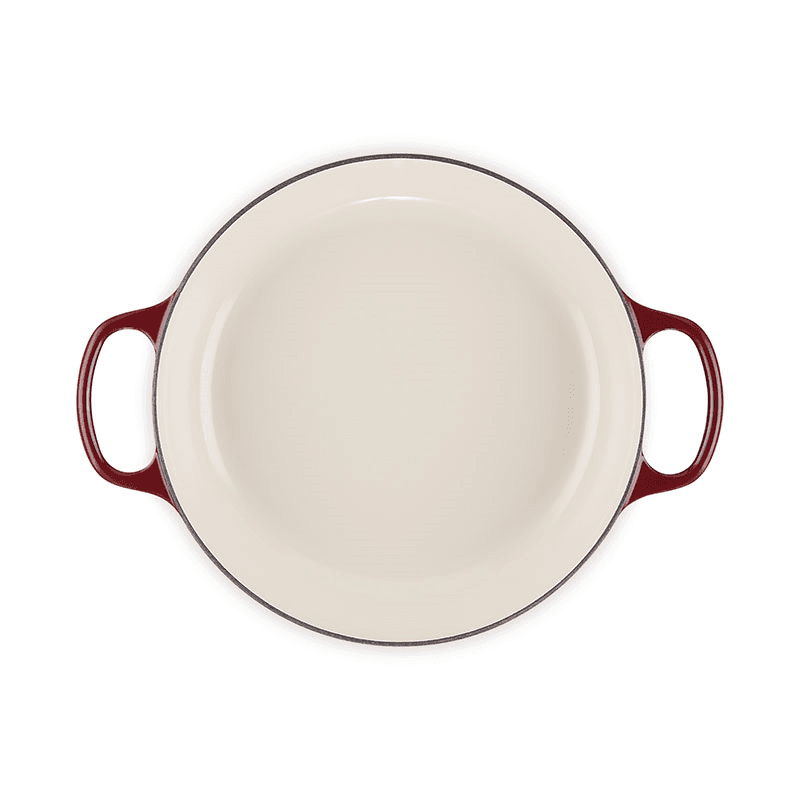 Signature Cast Iron Shallow Casserole, 30cm, Garnet