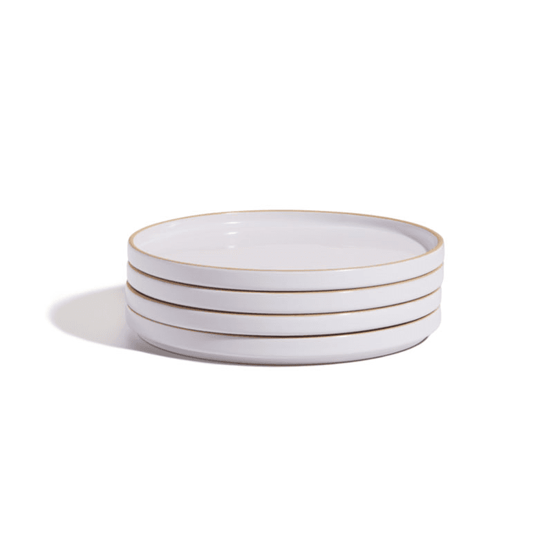 Set of 4 Salad Plates, 22cm, Steam