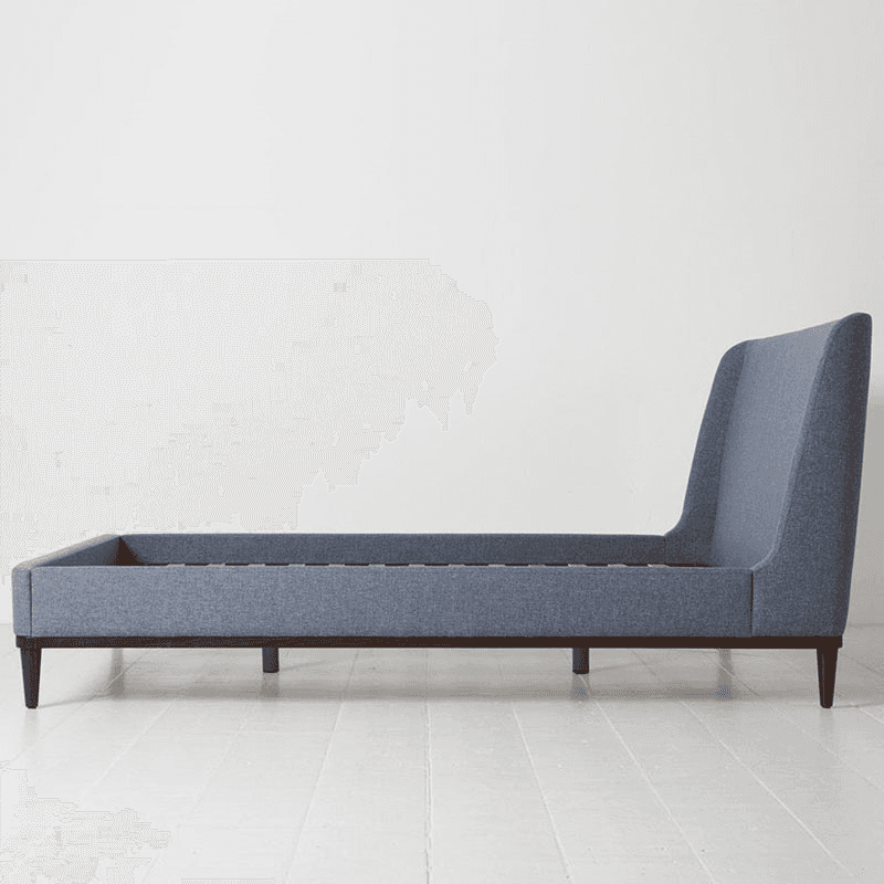 Bed 02 Linen King Size Frame, Midnight