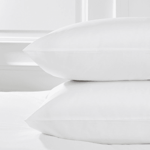 Image showing the Savoy - 400 Thread Count Egyptian Cotton Standard pillowcase, 50 x 75cm, White product.