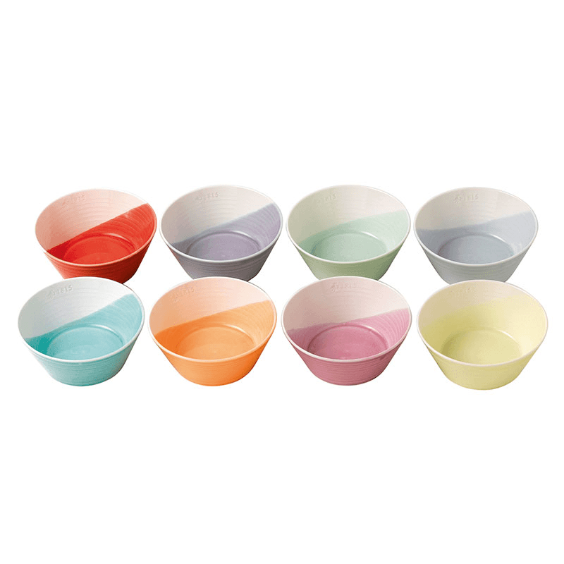 1815 Brights Set of 8 bowls, 11cm, Mixed Colours