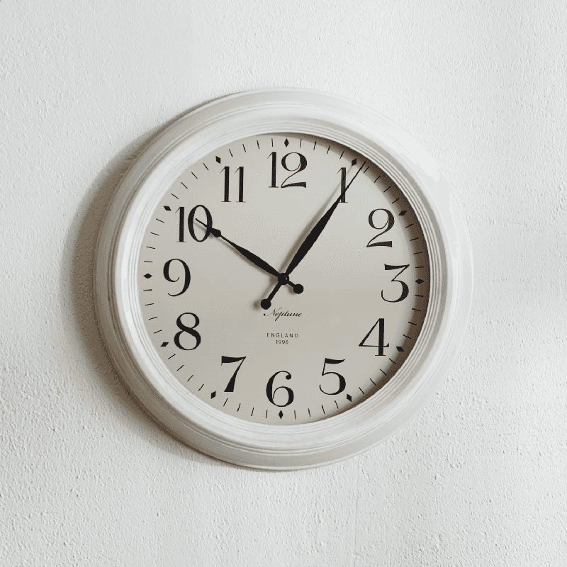 Harrison Wall Clock, D43.5cm, Driftwood