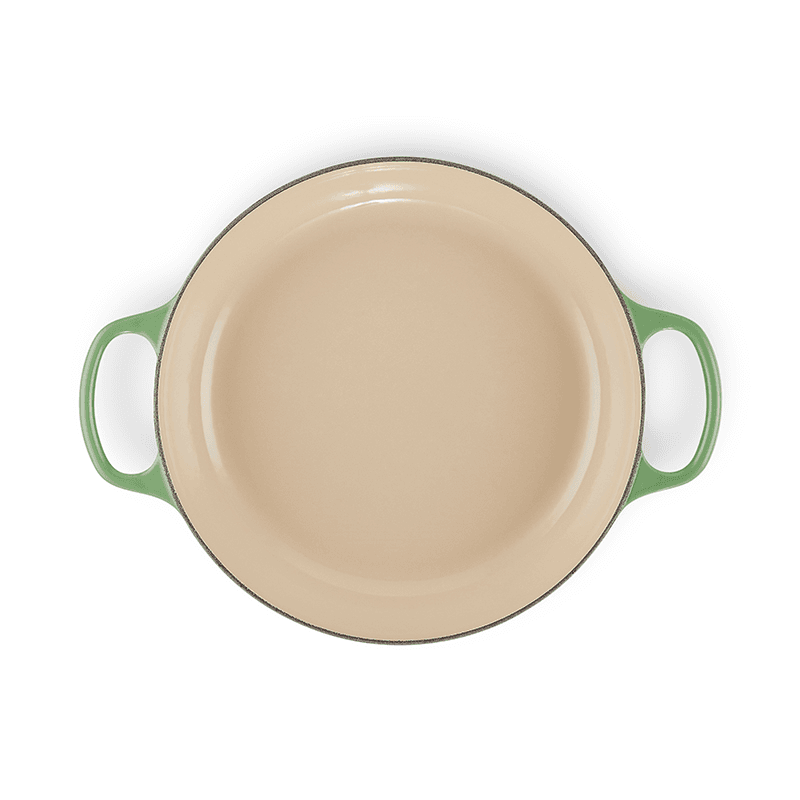 Signature Cast Iron Shallow Casserole, 30cm, Bamboo