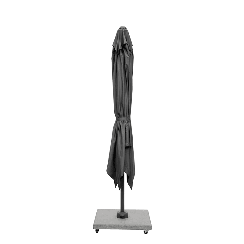 Glow Challenger T2 Sqaure Parasol, 3m, Anthracite