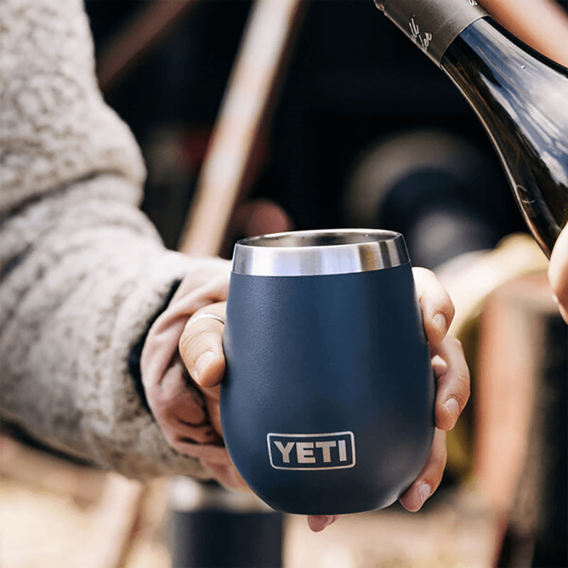 Rambler Wine Tumbler, 10 oz, Navy