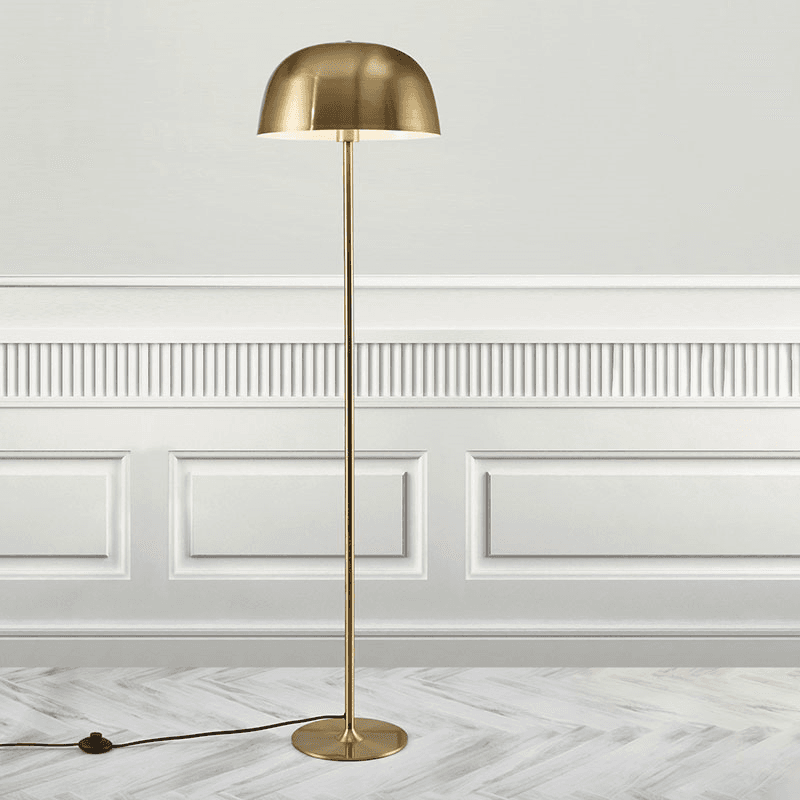 Cera Floor Lamp, H140cm, Brass