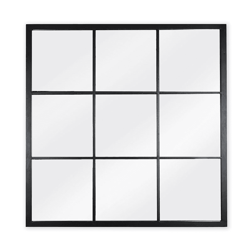 Fullbrook Mirror, L90 x W90cm, Black