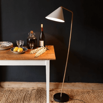 Floor Lamp, Galore, White, 135cm