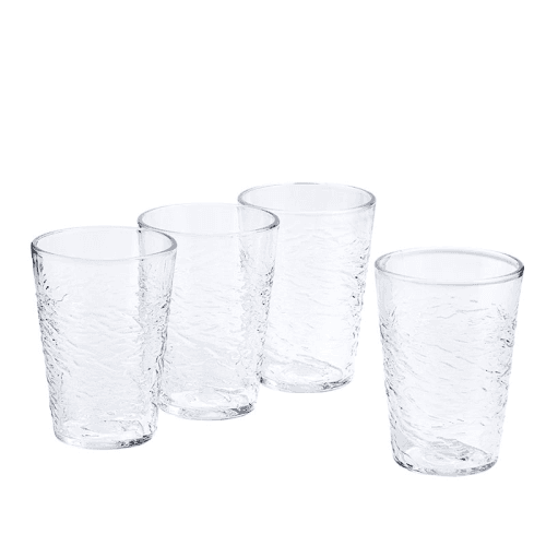 Image showing the Pacific Set of 4 Hiball Glasses, 500ml, Clear product.